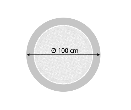 Durchmesser 102 cm Trimilin-pro